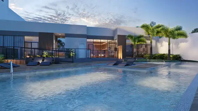Sensia Way - Piscinas adulto e infantil com deck